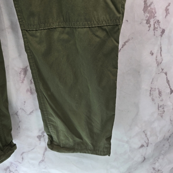 REI Co Op Pants Women 12 Petite Green Outdoor Hiking Nylon UPF Synch - Picture 4 of 12